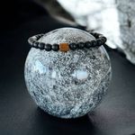 Fashion, accesorii si bijuterii - Barbati - Bijuterii barbati - Bratari barbati - Bratara barbati din Onix negru mat si Ochi de tigru, Nandor - Infinity.ro