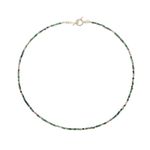 Fashion, accesorii si bijuterii - Femei - Bijuterii femei - Coliere femei - Colier Choker Valer din cristale de Rubin Zoisit, cupru placat cu aur - Infinity.ro
