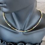 Fashion, accesorii si bijuterii - Femei - Bijuterii femei - Coliere femei - Colier Boho Turmalina curcubeu multicolora Adelin, placat cu aur - Infinity.ro