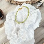 Fashion, accesorii si bijuterii - Femei - Bijuterii femei - Bratari femei - Bratara femei Coronis din cristale de Peridot si argint placat cu aur - Infinity.ro