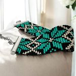 Fashion, accesorii si bijuterii - Femei - Bijuterii femei - Bratari femei - Bratara lata eleganta impletita manual cu margele miyuki, Treva - Infinity.ro