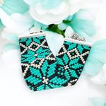 Fashion, accesorii si bijuterii - Femei - Bijuterii femei - Bratari femei - Bratara lata eleganta impletita manual cu margele miyuki, Treva - Infinity.ro
