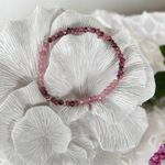 Fashion, accesorii si bijuterii - Femei - Bijuterii femei - Bratari femei - Bratara femei Arabella din Rodonit si Jad Roz cu argint placat roz gold 925 - Infinity.ro