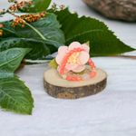 Fashion, accesorii si bijuterii - Femei - Bijuterii femei - Bratari femei - Bratara femei Karissa din margele de coral si cuart roz cu accesorii din argint 925 placat cu aur - Infinity.ro