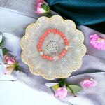 Fashion, accesorii si bijuterii - Femei - Bijuterii femei - Bratari femei - Bratara femei Karissa din margele de coral si cuart roz cu accesorii din argint 925 placat cu aur - Infinity.ro