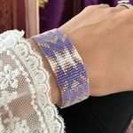 Fashion, accesorii si bijuterii - Femei - Bijuterii femei - Bratari femei - Bratara eleganta femei Poesis din margele Miyuki, impletita manual - Infinity.ro