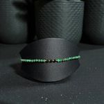 Fashion, accesorii si bijuterii - Femei - Bijuterii femei - Bratari femei - Bratara pentru femei Rana din Smarald African, Obsidian si Jad Verde cu Argint placat cu Aur - Infinity.ro