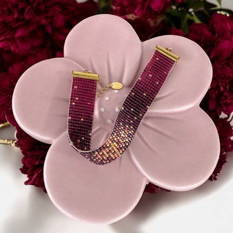 Fashion, accesorii si bijuterii - Femei - Bijuterii femei - Bratari femei - Bratara dama eleganta multistrat din margele miyuki, impletita manual-Molly - Infinity.ro