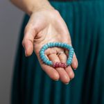 Fashion, accesorii si bijuterii - Femei - Bijuterii femei - Bratari femei - Bratara femei handmade din pietre semipretioase Angelite, Letitia - Infinity.ro