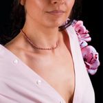Fashion, accesorii si bijuterii - Femei - Bijuterii femei - Coliere femei - Colier choker Minis pietre semipretioase Rodonit - Infinity.ro