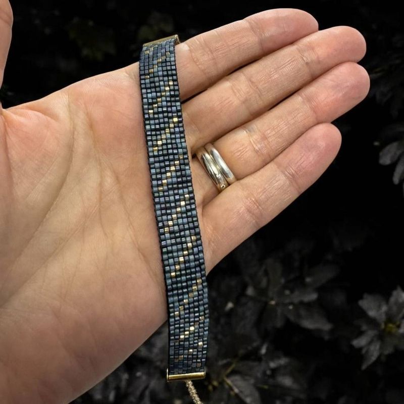 Fashion, accesorii si bijuterii - Femei - Bijuterii femei - Bratari femei - Bratara eleganta handmade pentru femei din margele miyuki, Ansel - Infinity.ro