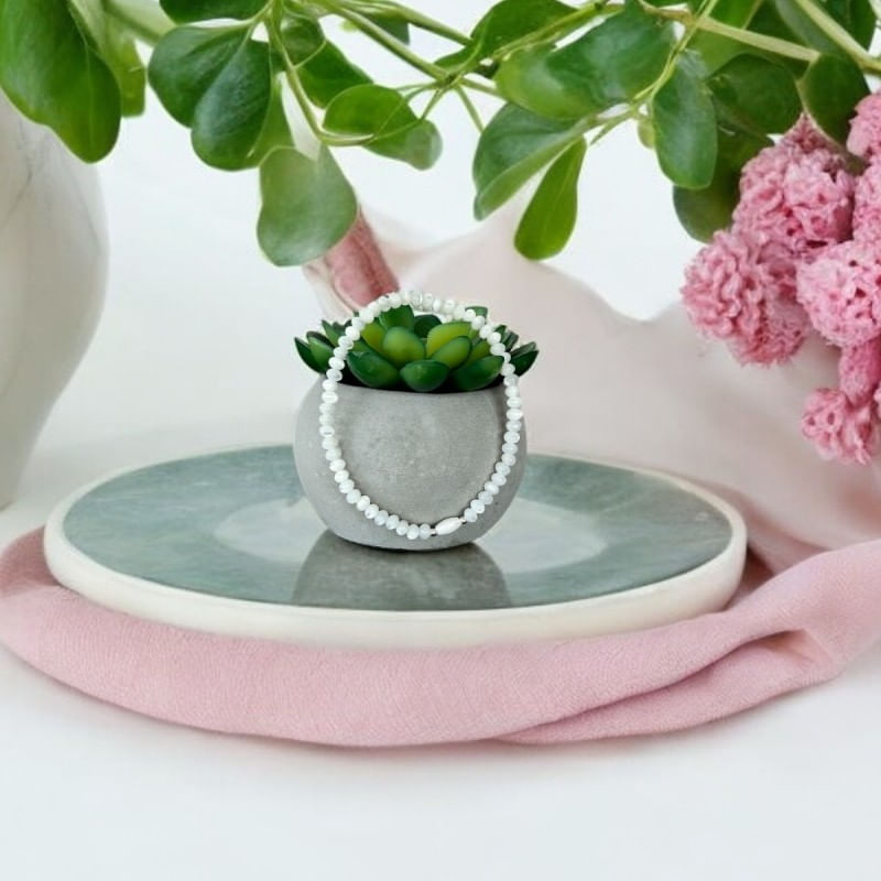 Fashion, accesorii si bijuterii - Femei - Bijuterii femei - Bratari femei - Bratara dama Carolina din sidef de scoica cu accesorii din argint 925 - Infinity.ro
