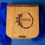 Fashion, accesorii si bijuterii - Femei - Bijuterii femei - Bratari femei - Bratara pietre semipretioase de Granat si Spinel negru, Ania, inchidere din argint 925 - Infinity.ro