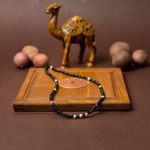 Fashion, accesorii si bijuterii - Femei - Bijuterii femei - Coliere femei - Colier choker Blake din pietre semipretioase de Spinel negre, cu accesorii si sistem de inchidere din argint 925 - Infinity.ro