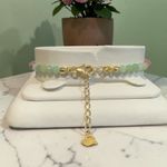Fashion, accesorii si bijuterii - Femei - Bijuterii femei - Bratari femei - Bratara Solandra din smarald si turmalina roz cu accesorii si inchidere din argint placat cu aur - Infinity.ro