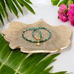 Fashion, accesorii si bijuterii - Femei - Bijuterii femei - Coliere femei - Colier choker Labradorit Celia cu accesorii din argint placat cu aur - Infinity.ro