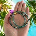 Fashion, accesorii si bijuterii - Femei - Bijuterii femei - Coliere femei - Colier choker Labradorit Celia cu accesorii din argint placat cu aur - Infinity.ro