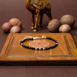 Fashion, accesorii si bijuterii - Femei - Bijuterii femei - Bratari femei - Bratara dama pietre semipretioase Blake din Spinel negru, cu accesorii si sistem de inchidere din argint - Infinity.ro