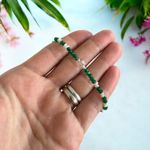 Fashion, accesorii si bijuterii - Femei - Bijuterii femei - Bratari femei - Bratara Jad Verde si Perle Naturale Mavis, cu argint 925 - Infinity.ro