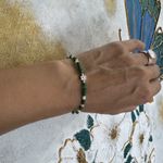 Fashion, accesorii si bijuterii - Femei - Bijuterii femei - Bratari femei - Bratara Jad Verde si Perle Naturale Mavis, cu argint 925 - Infinity.ro