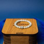 Fashion, accesorii si bijuterii - Femei - Bijuterii femei - Bratari femei - Bratara dama Serena din cristale de Acvamarin si Angelit, cu accesorii din Argint 925 - Infinity.ro