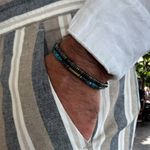 Fashion, accesorii si bijuterii - Barbati - Bijuterii barbati - Bratari barbati - Bratara barbati Caspian cu rondele de sediment marin si hematit cu ochi de tigru - Infinity.ro
