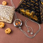 Fashion, accesorii si bijuterii - Femei - Bijuterii femei - Coliere femei - Medalion Difuzor Uleiuri Esentiale, Aromaterapie, COPACUL VIETII, cu Lant Snake din Otel Inoxidabil, 52.5 cm - Infinity.ro