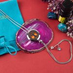 Fashion, accesorii si bijuterii - Femei - Bijuterii femei - Coliere femei - Medalion Difuzor Uleiuri Esentiale, Aromaterapie, COPACUL VIETII, cu Lant Snake din Otel Inoxidabil, 52.5 cm - Infinity.ro