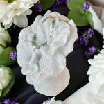 Fashion, accesorii si bijuterii - Femei - Bijuterii femei - Bratari femei - Bratara dama Lana din jad verde si perle naturale cu argint placat cu aur - Infinity.ro