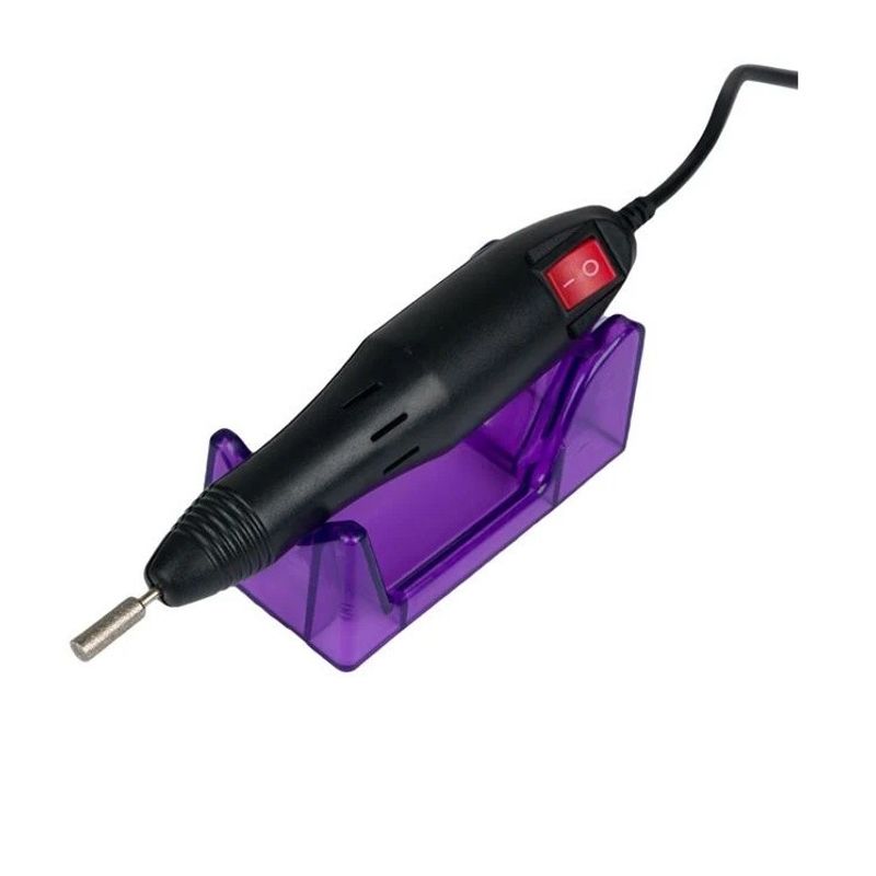 Ingrijire personala si Cosmetice - Aparate & accesorii ingrijire personala - Aparate cosmetice - Aparate pentru manichiura-pedichiura - Freza electrica pentru manichiura si pedichiura, 6 capete incluse, Viteza reglabila, Putere 12W - Infinity.ro