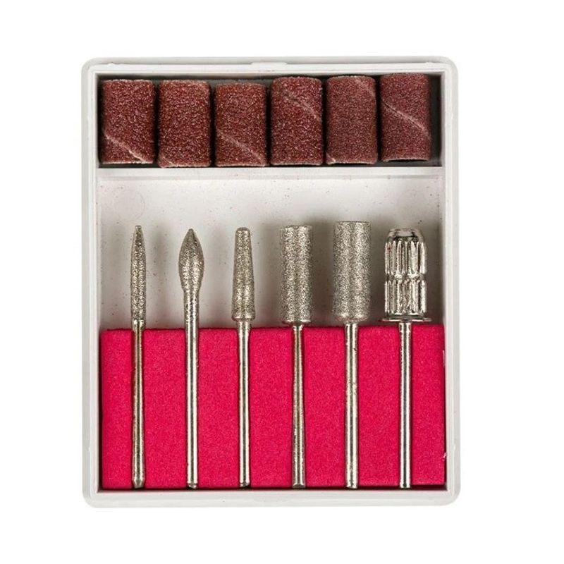 Ingrijire personala si Cosmetice - Aparate & accesorii ingrijire personala - Aparate cosmetice - Aparate pentru manichiura-pedichiura - Freza electrica pentru manichiura si pedichiura, 6 capete incluse, Viteza reglabila, Putere 12W - Infinity.ro