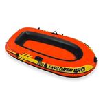 Auto si Moto - Ambarcatiuni - Barci - Barci gonflabile - Barca Gonflabila fara vasle pentru 2 persoane , Intex, Portocaliu-negru - Infinity.ro
