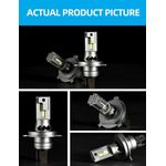 Auto si Moto - Electrice auto - Iluminare si semnalizare - Becuri auto - Set 2 Becuri LED H4 180W, 20000 Lumeni - Model Nou cu Ventilator - Infinity.ro