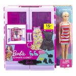 Jucarii, Copii si Bebe - Jucarii si jocuri - Papusi si accesorii - Casute de papusi si mobilier - Set Barbie Fashion dulap cu haine incluse - Mattel - Infinity.ro