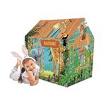 Jucarii, Copii si Bebe - Jucarii si jocuri - Jucarii de exterior - Casute si corturi copii - Cort de camera pentru copii, model gradina zoologica, 3 ani+ , 95X72X102 cm - Infinity.ro