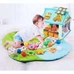 Jucarii, Copii si Bebe - Jucarii si jocuri - Jucarii bebelusi - Centre de activitati - Centru de activitati cu casuta pentru copii, 30 de bile colorate si jucarii detasabile - Infinity.ro
