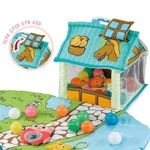 Jucarii, Copii si Bebe - Jucarii si jocuri - Jucarii bebelusi - Centre de activitati - Centru de activitati cu casuta pentru copii, 30 de bile colorate si jucarii detasabile - Infinity.ro