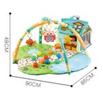 Jucarii, Copii si Bebe - Jucarii si jocuri - Jucarii bebelusi - Centre de activitati - Centru de activitati cu casuta pentru copii, 30 de bile colorate si jucarii detasabile - Infinity.ro