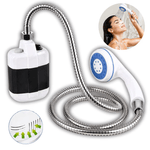 Sport si Outdoor - Camping - Accesorii camping si drumetii - Dus Portabil Pentru Camping , Pompa Electrica, Acumulator 2200 mAh, Autonomie 2h, Incarcare USB - Infinity.ro