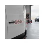 Auto si Moto - Piese auto si accesorii - Caroserie - Ornamente exterior auto - Set 4 stickere reflectorizante limita viteza 50-70-90-130 diametru 11.5 cm - Infinity.ro