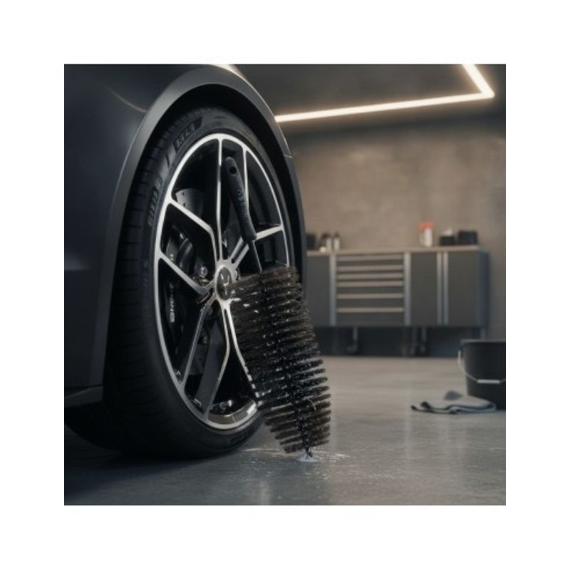 Auto si Moto - Intretinere auto - Produse curatare auto - Set Solutie Curatat Jante cu Perie de Jante Fresso - Infinity.ro