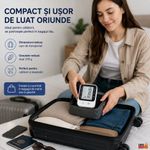 Ingrijire personala si Cosmetice - Sanatate si wellness - Aparate medicale - Tensiometre - Tensiometru de Brat Automat Linomag®, LCD, 2 Utilizatori, Memorie 2x99, USB-C, Detectare Puls, Alb - Infinity.ro
