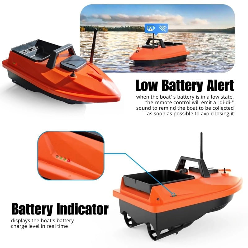 Sport si Outdoor - Sporturi acvatice - Pescuit - Echipament suplimentar pentru pescuit - Barca Plantat, Nadit si Momit iUni V805 GPS, 3500mAh, 1.5kg, 500m, 15km/h - Infinity.ro