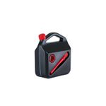 Casa si Gradina - Mobilier - Organizare si depozitare - Recipiente depozitare - Canistra combustibil 5L, plastic rezistent, cu palnie si adaptor, etansa, culoare neagra, pentru benzina si motorina - Infinity.ro