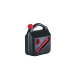 Casa si Gradina - Mobilier - Organizare si depozitare - Recipiente depozitare - Canistra combustibil 10L, plastic rezistent, cu palnie si adaptor, etansa, culoare neagra, pentru benzina si motorina - Infinity.ro