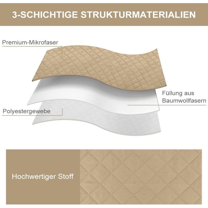 Casa si Gradina - Textile si covoare - Huse pentru mobilier - Husa crem pentru fotoliu, cu protectie cotiere, moale, lavabila, 68.6x63,5x55.9 cm - Infinity.ro