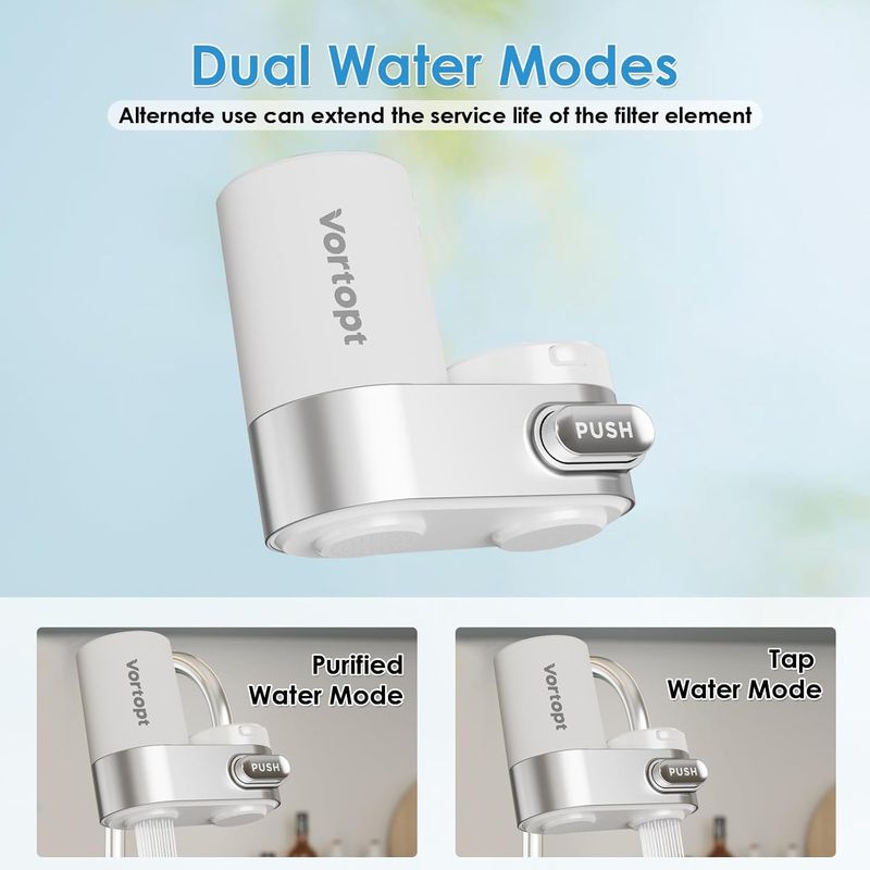 Casa si Gradina - Sanitare - Instalatii hidro - Sisteme filtrare instalatii - Filtru pentru apa curata, instalere pe baterie chiuveta, 2650L - Infinity.ro
