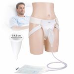 Ingrijire personala si Cosmetice - Ingrijire personala - Igiena intima - Scutece adulti si chiloti incontinenta - Kit incontinenta urinara pentru barbati, Koopsio, sistem de colectare cu pungi 1000 ml si 2000 ml, Marime ajustabila - Infinity.ro