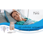 Ingrijire personala si Cosmetice - Ingrijire personala - Igiena intima - Scutece adulti si chiloti incontinenta - Set incontinenta urinara pentru femei, Koopsio, palnie urinara din silicon, 1000 ml si 2000 ml, marime ajustabila - Infinity.ro