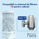 Casa si Gradina - Sanitare - Instalatii hidro - Sisteme filtrare instalatii - Cartus Filtru de apa Koopsio T1, Sistem de filtrare pe robinet, carbon activ - Infinity.ro